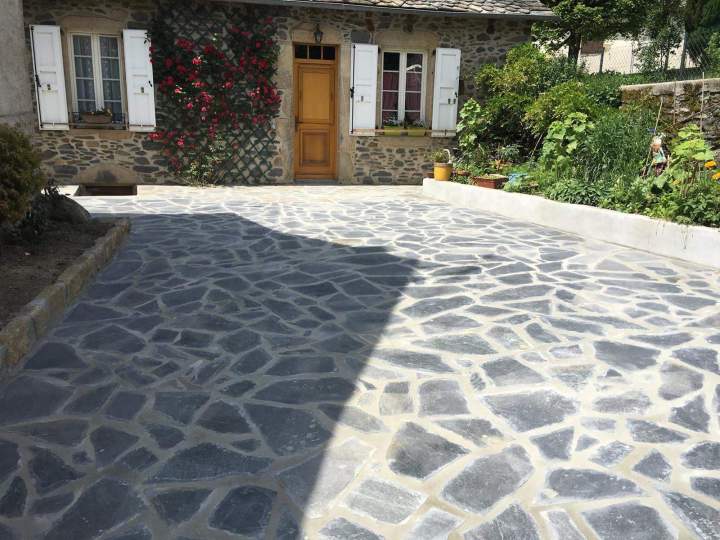 Dallage jardin Aurillac